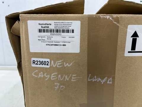 Lampa Porsche Cayenne II 7p 92a 10-14r. NOWA lewa tylna w klapę bagażnika LED oryginalna EU lewy tył 958945093