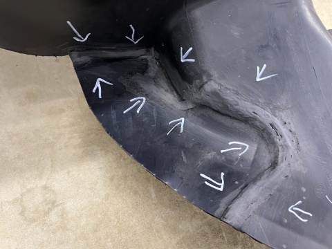 Nadkole VW Tiguan I 5n0 07-16r. prawe przednie ORYGINALNE prawy przód 5n0805912a