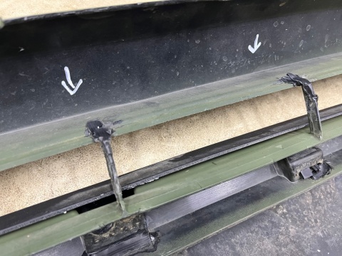 Zderzak przedni Mitusbishi L200 19r.- Lift przód spryski 6400J790ZZ