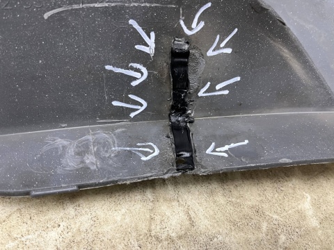 Zderzak tylny Skoda Fabia III 3 18-22r. Lift tył HB Hatchback 6V6807421F