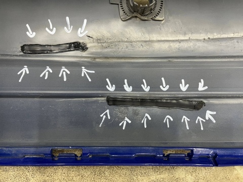 Zderzak tylny Skoda Octavia 4 IV Kombi 19-24r. Przedlift tył 4XPDC 5E7807421
