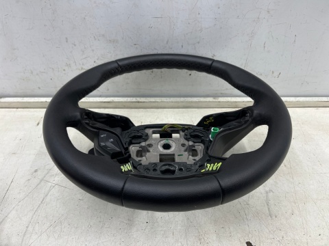 Kierownica Ford C-Max MK2 Focus Mk3 Kuga Mk2 12-19r multifunkcyjna skórzana skóra w dobrym stanie am51-3600-bf