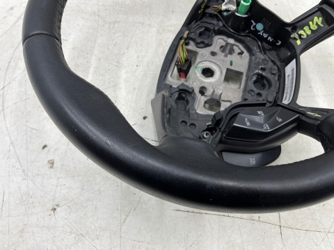 Kierownica Ford C-Max MK2 Focus Mk3 Kuga Mk2 12-19r multifunkcyjna skórzana skóra w dobrym stanie am51-3600-bf