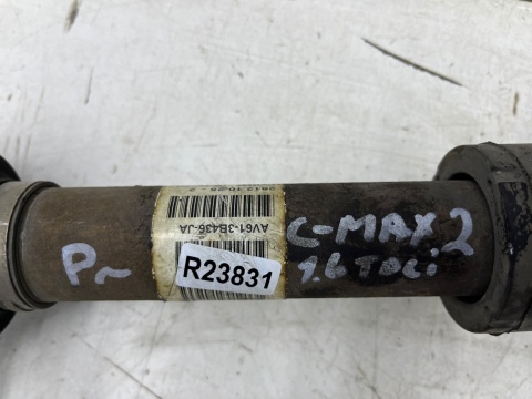 Półoś Ford C-max MK2 Focus MK3 12-19r. 1.5 TDCi 1.6 TDCi 1.0 EcoBoost prawa przednia półoś napędowa długa przegub av61-3b436-ja