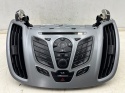 Radio Ford C-Max MK2 CMax Mk2 12-14r. tuner fabryczny czytnik płyt panel sterowania wyświetlacz komplet am5t-18c815-gk
