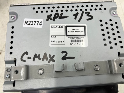 Radio Ford C-Max MK2 CMax Mk2 12-14r. tuner fabryczny czytnik płyt panel sterowania wyświetlacz komplet am5t-18c815-gk