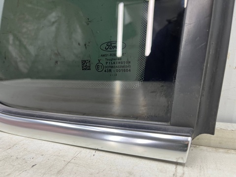 Szyba boczna Ford C-Max MK2 CMax Mk2 12-19r. prawy tylny trójkąt karoseryjna oryginalna chrom prawy tył