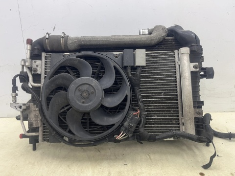 Komplet chłodnic Opel Zafira B 05-14r. 1.9 CDTI kompletny wiatrak chłodnica wody klimatyzacji intercooler