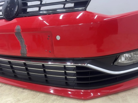 Zderzak przedni VW Polo 5 V 6C 14-17r. Lift przód 4XPDC spryski 6C0807221