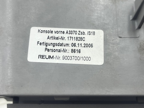 Schowek Opel Zafira B 05-14r. schowek podsufitki Europa 1711828c