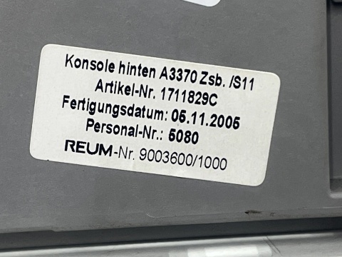 Schowek Opel Zafira B 05-14r. schowek podsufitki Europa 1711829C