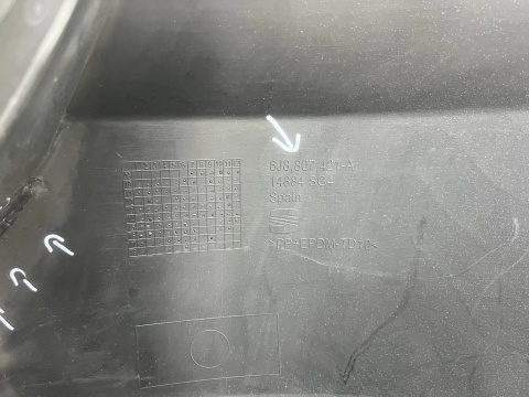 Zderzak tylny Seat Ibiza 4 IV 08-17r. tył Kombi 6J8807421A