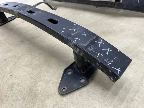 Pas przedni Fiat Panda 2 II 03-12r. kompletny z wiatrakiem i chłodnicami belka wzmocnienie