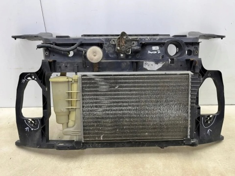 Pas przedni Fiat Panda 2 II 03-12r. kompletny z wiatrakiem i chłodnicami belka wzmocnienie
