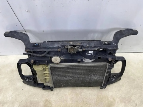 Pas przedni Fiat Panda 2 II 03-12r. kompletny z wiatrakiem i chłodnicami belka wzmocnienie