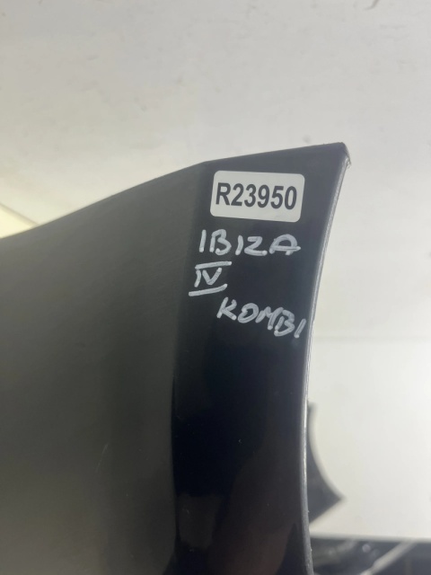 Zderzak tylny Seat Ibiza 4 IV 08-17r. tył Kombi 6J8807421A