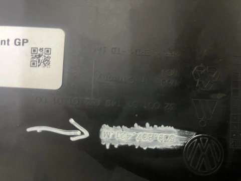 Zderzak tylny VW Golf 7 VII 17-20r. Lift Kombi tył 6XPDC 5G9807421M