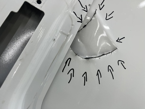 Drzwi Ford Custom Mk1 I 17-23r. Lift prawe boczne prawy bok przesuwne