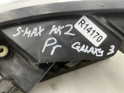 Lampa reflektor Ford S-Max MK2 Galaxy MK3 14-19r. PRAWA przednia H7 H15 soczewka em2b-13w029-af