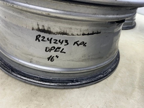 Felga Opel Zafira B Astra G H Vectra C Meriva 6,5jx16 ET37 5x110 felgi aluminiowe r16 cali KOMPLET 13116659