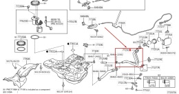 Rura wlewu paliwa Toyota Corolla X E14 E15 06-13r. BENZYNA NOWY przewód zbiornika paliwa 77201-12791