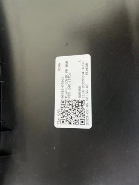 Zderzak tylny Hyundai Tucson 3 III 18-20r. Lift tył dokładka dolna spoiler nowy oryginalny 86612-D7500