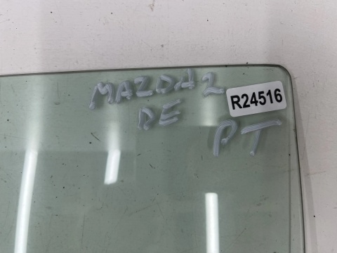 Szyba boczna Mazda 2 II DE DH 07-14r. prawa tylna szyba z drzwi