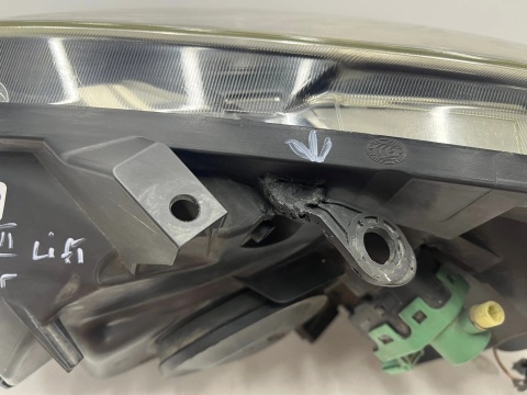 Lampa reflektor Renault Scenic 2 II Lift + Grand 06-09r. prawa przednia EU H7 soczewka prawy przód