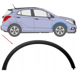 Listwa Opel Mokka A 1 12-16r. prawy przedni rant nadkola błotnika nakładka prawy przód nowy orginalny 95275449