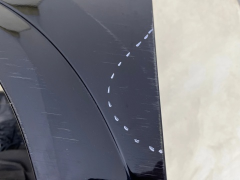 Błotnik Ford Courier Mk2 II 23r. lewy przedni lewy przód