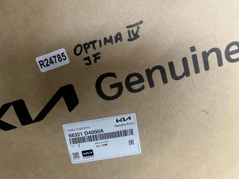Błotnik Kia Optima JF 4 IV 15-20r. prawy przedni prawy przód 66321D4000A