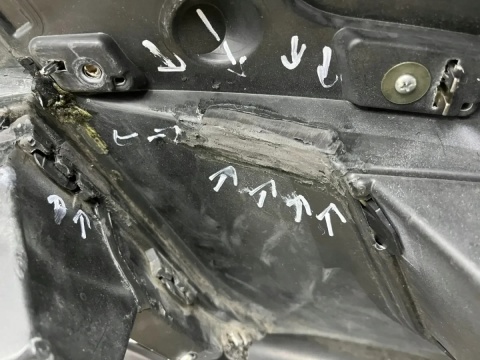 Zderzak przedni Mitsubishi ASX I 1 16-19r. Lift przód 6400H242ZZ