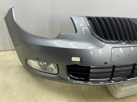 Zderzak przedni Skoda Superb 2 II 08-13r. Przedlift przód 6XPDC 3T0807221