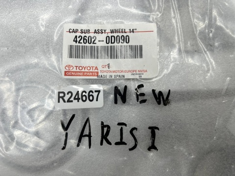 Kołpak Toyota Yaris 1 I 01-05r. 14 cali r14 kołpak nowy orginalny 42602-0d090