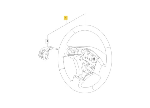 Kierownica Suzuki SX4 Swift IV MK6 04-14r. fabrycznie NOWA z multifunkcją oryginalna 48110-62j11-bwl