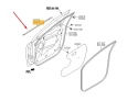 Listwa Hyundai ix35 09-15r. NOWA prawa przednia listwa zgarniająca uszczelka 822202s000