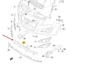 Osłona pasa przedniego Suzuki Splash 08-14r. NOWA orginalna 72398-51k00-5pk