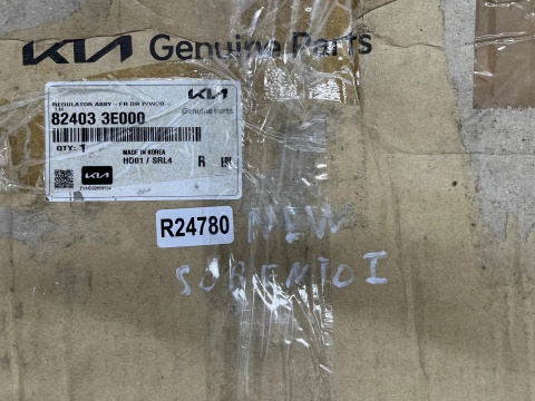Podnośnik szyb Kia Sorento 1 I 02-09r. nowy orginalny lewy przedni mechanizm 824033e000