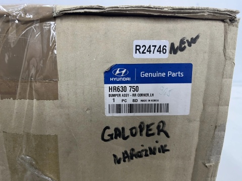 Zderzak tylny Hyundai Galloper 98-03r. 3Drzwi NOWY lewy narożnik tylny nakładka lewy tył hr630750