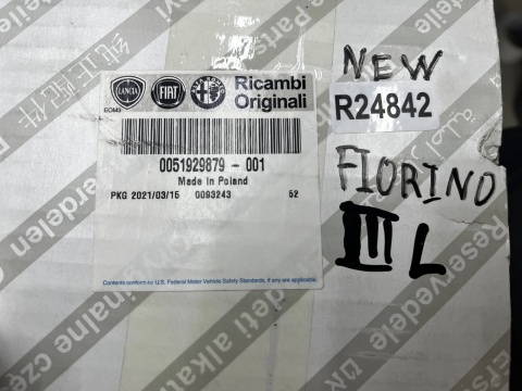 Amortyzator Fiorino Nemo BIpper 07-24r. 1.3 Multijet D Nowy Lewy przedni 51929879