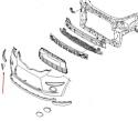 Atrapa Hyundai i10 1 I 07-10r. przedlift przednia prawa atrapa halogenu nowa oryginalna 865840x000