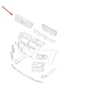 Atrapa Suzuki Splash 08-14r. grill przednia maskownica zderzaka znaczek 71741-51k00-5pk