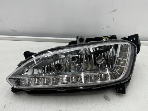 Lampa reflektor Hyundai Santa Fe 3 III 12-15r. lewy przedni halogen LED w zderzak oryginalny DRL 922012w110