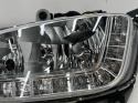 Lampa reflektor Hyundai Santa Fe 3 III 12-15r. lewy przedni halogen LED w zderzak oryginalny DRL 922012w110