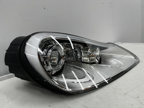 Lampa reflektor Porsche Cayenne 7L 9P Lift 07-10r. prawa przednia XENON EU KSENON oryginalna EUROPA prawy przód 7l5941032k