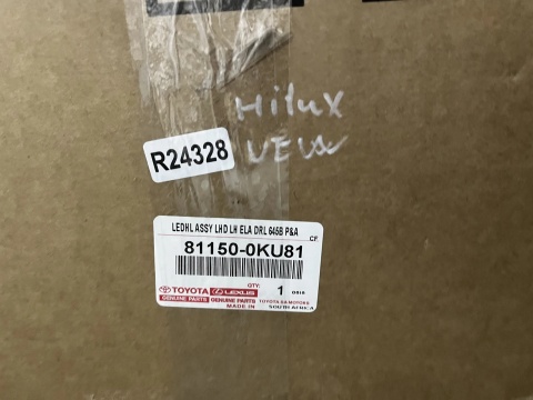 Lampa reflektor Toyota Hilux 8 VIII LIFT 20-26r. NOWA lewa przednia kompletna FULL LED Europa oryginal lewy przód 81150-0ku81