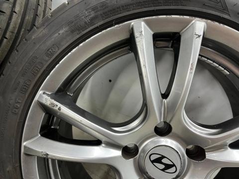Felga Hyundai Kia 7.5jx17 5x114,3 ET48 felgi aluminiowe r17 cali KOMPLET RCDESIGN rc11757