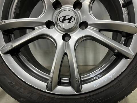Felga Hyundai Kia 7.5jx17 5x114,3 ET48 felgi aluminiowe r17 cali KOMPLET RCDESIGN rc11757
