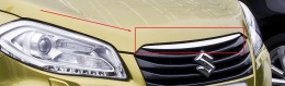 Listwa atrapy Suzuki SX4 S-Cross 13-16r. NOWA nakładka GÓRNA grilla chrom oryginalny listewka 77501-61m00