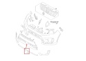 Listwa zderzaka Suzuki Vitara II III LIFT 18r.- nakładka zaślepka atrapy na radar chromowana orygin listewka 71790-86r10-c48